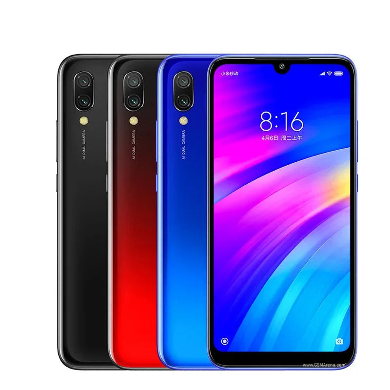 smartphone Original Xiaomi Redmi 7 cellphone 4GB 64GB 6.81'' Mobile Phone