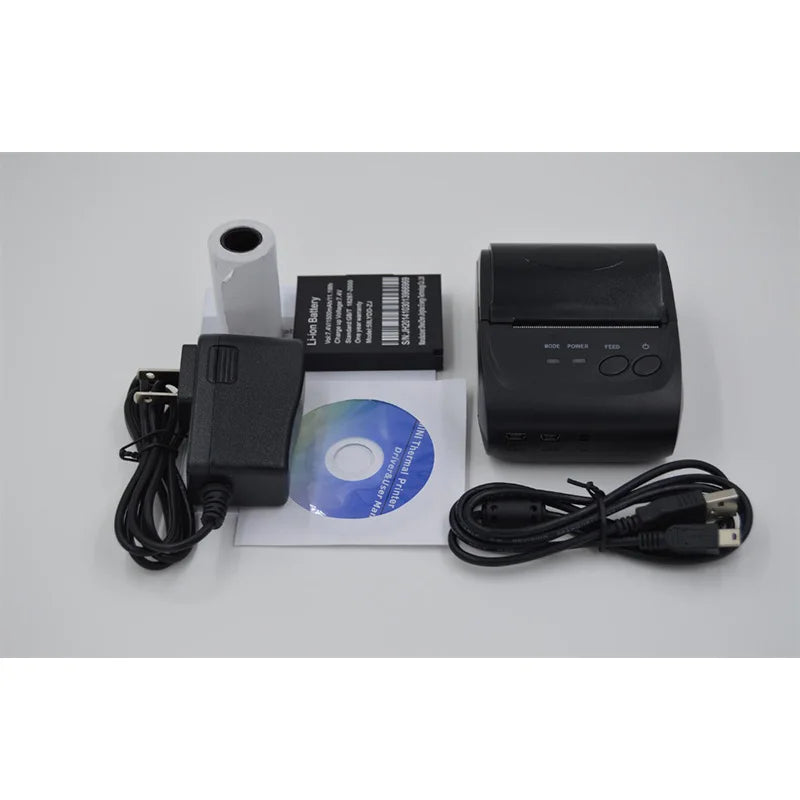 Printer 58mm Mini Bluetooth Thermal Receipt Printer for retail store sales billabank electronics store