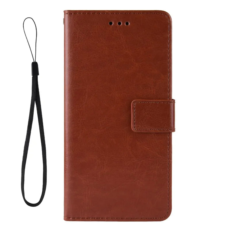 Samsung Galaxy Xcover Pro Leather Flip Case For Samsung cellphone (Multiple Options Available)