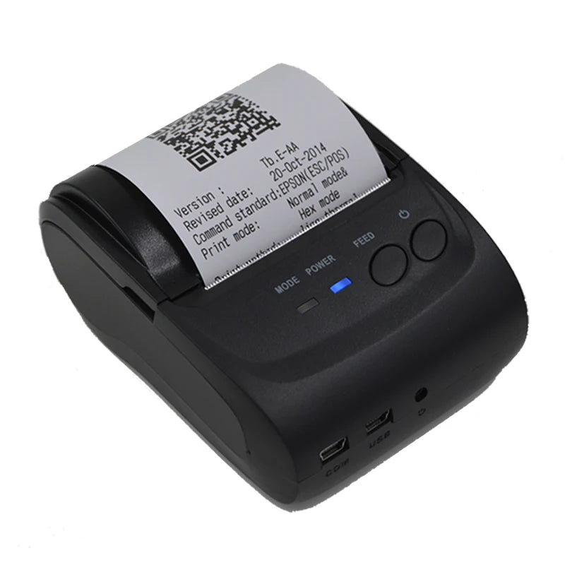 Printer 58mm Mini Bluetooth Thermal Receipt Printer for retail store sales billabank electronics store