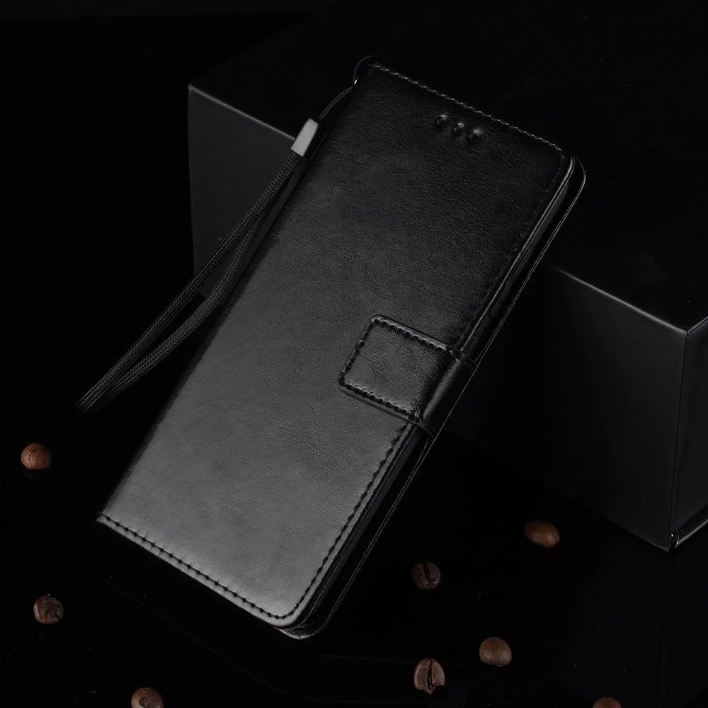 Samsung Galaxy Xcover Pro Leather Flip Case For Samsung cellphone (Multiple Options Available)