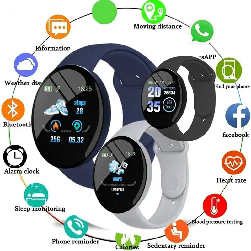 Xiaomi D18 Smartwatch with Sport & Smart Features watch LED Display, bluetooth, track steps