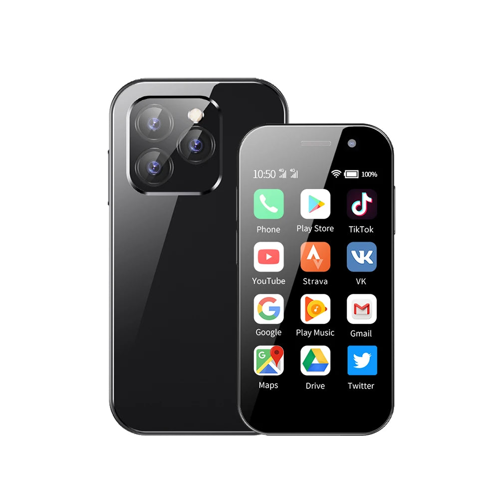 Cellphone SERVO 15Pro 3 inch Mini Smartphone supports 3G, 4G, and 2G networks, Dual SIM