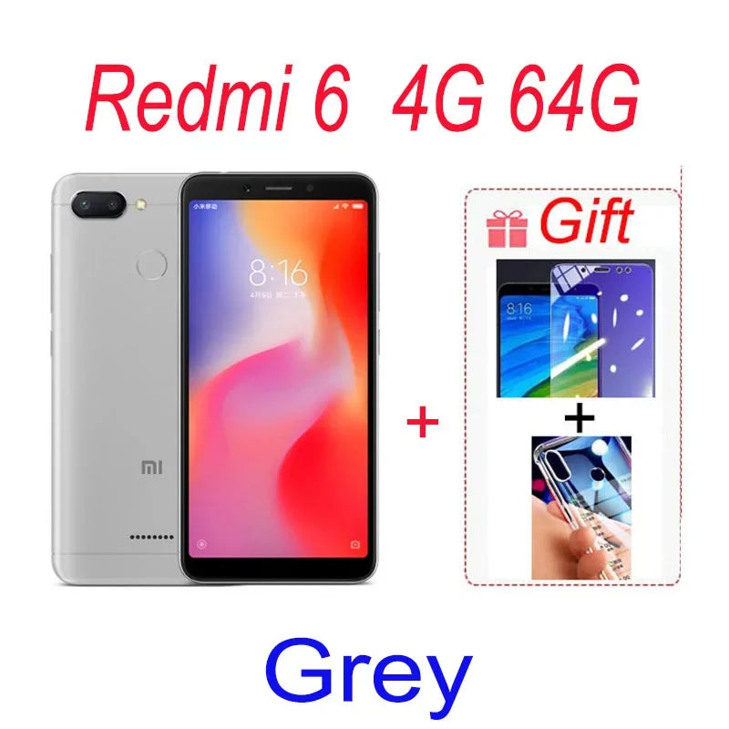 smartphone Original Xiaomi Redmi 7 cellphone 4GB 64GB 6.81'' Mobile Phone