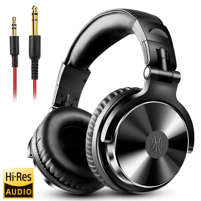 DJ Headphone Wired Professional Studio Pro DJ Headphones With Microphone