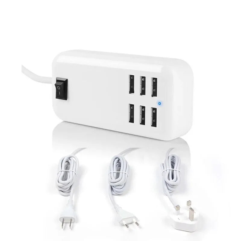 Desktop Adapter with Switcher model XZT000618 6 Port USB Hub electronics