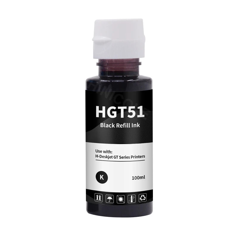 Inkjet Dye Ink Printer refill kit  four 100ml bottles black, cyan, magenta and yellow Hp Deskjet HP Tank Series