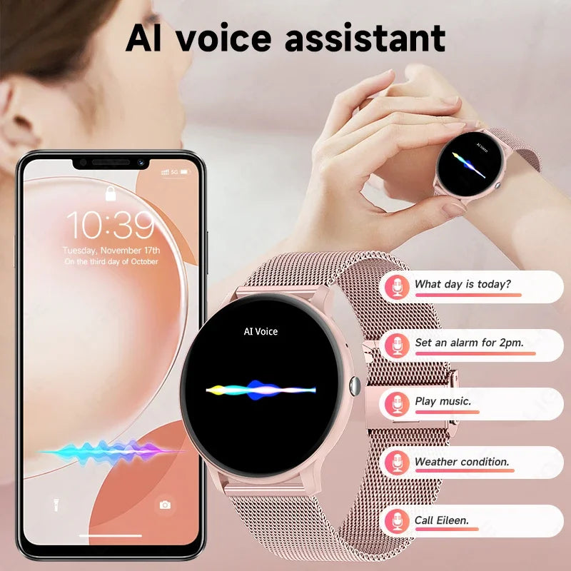 Elegant Fitness Smartwatch for Android & iOS Users