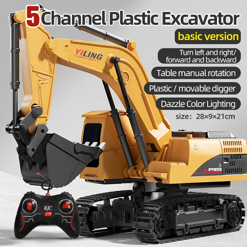 Toy & Hobby remote control RC Excavator with Music and Light