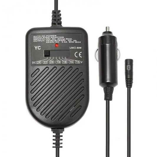 Universal 80W DC USB Port LED Auto Car Charger for Laptop