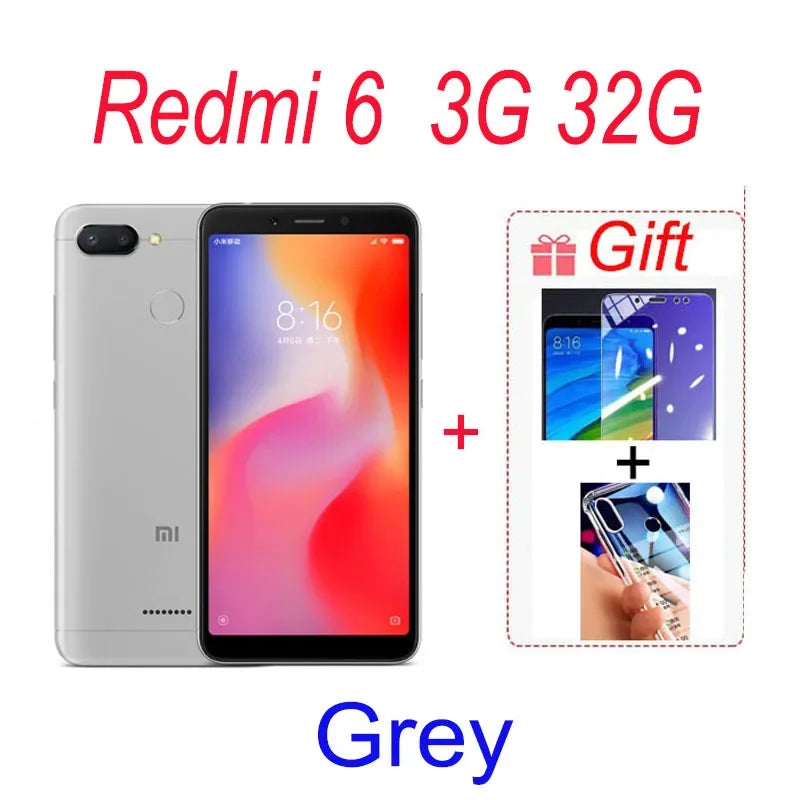 smartphone Original Xiaomi Redmi 7 cellphone 4GB 64GB 6.81'' Mobile Phone