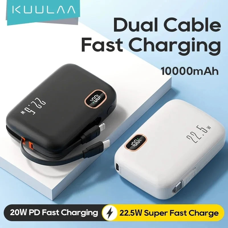 Power Bank smartphones iPhone, Xiaomi, Sony, HTC, LG, and Samsung 10000mAh Featuring a Li-Polymer battery certified by RoHS, CE, and FC