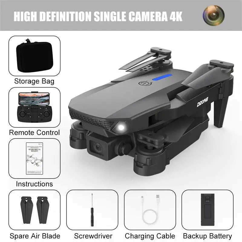 4K HD Camera X8Se V2 Drone 3-Axis Gimbal Quadcopter Remote Control Wifi GPS Drone