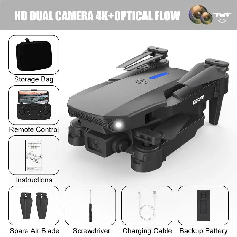 4K HD Camera X8Se V2 Drone 3-Axis Gimbal Quadcopter Remote Control Wifi GPS Drone