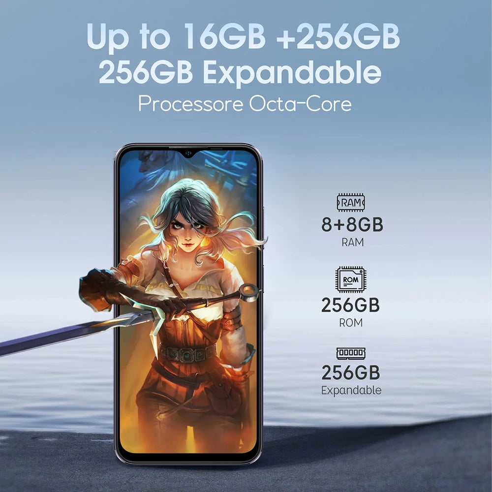 Smartphone Ulefone Note 16 Pro cellphone android os mobile phone dual sim card