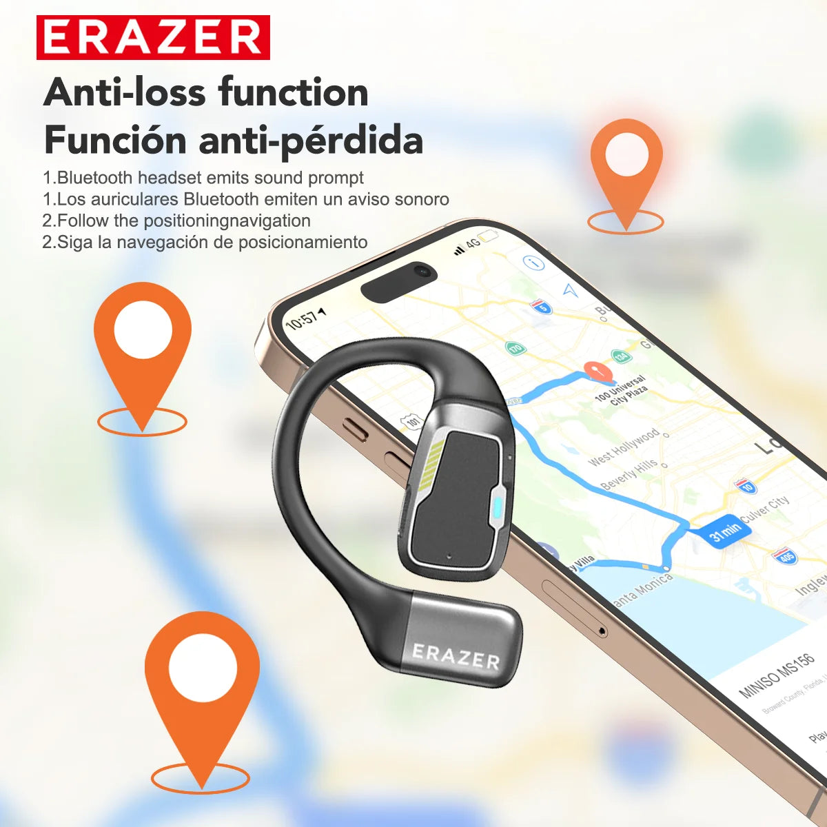 Erazer XP6 AI Wireless Earphones