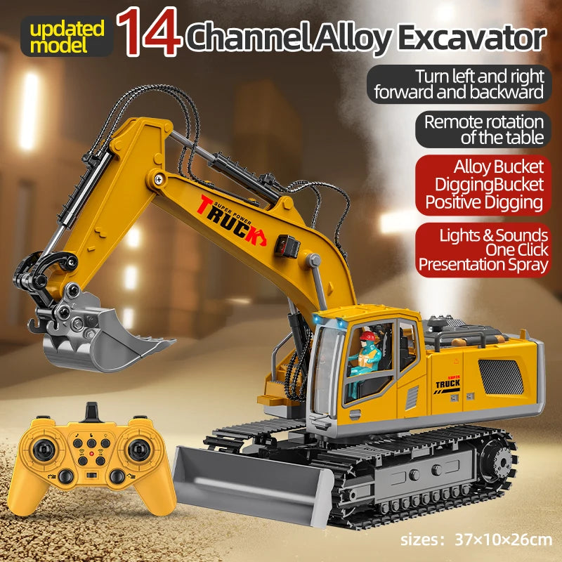 Toy & Hobby remote control RC Excavator with Music and Light