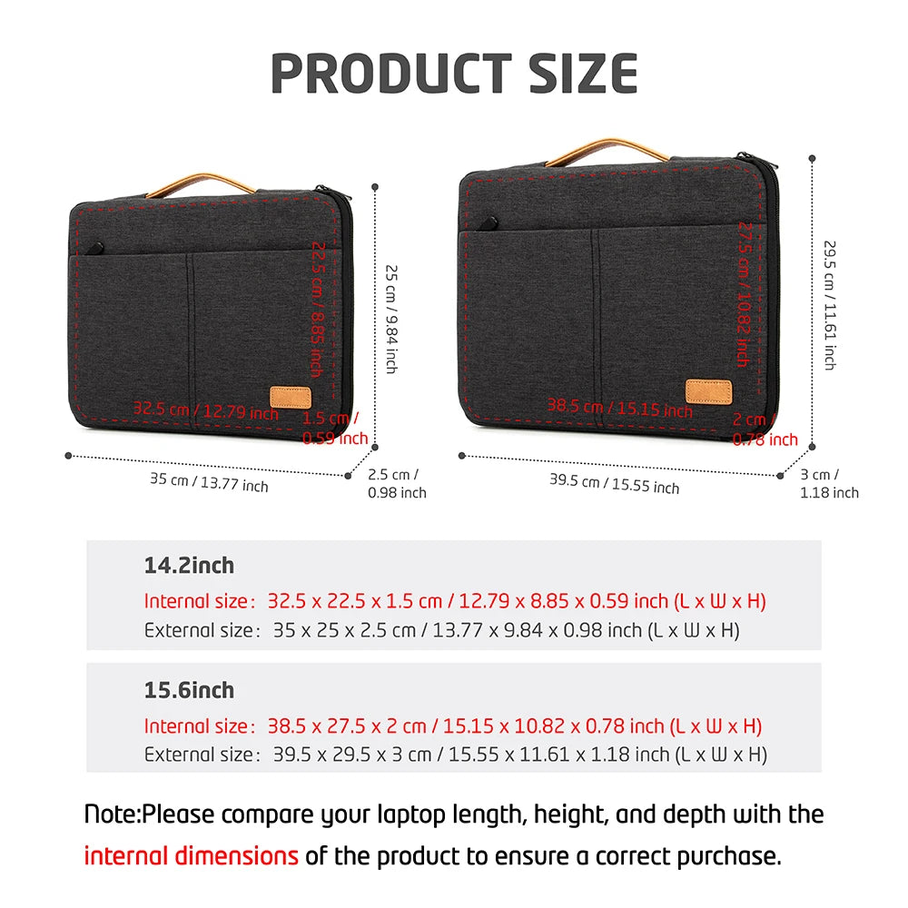 Waterproof Notebook Sleeve Bag