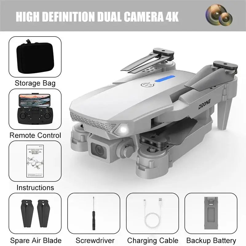 4K HD Camera X8Se V2 Drone 3-Axis Gimbal Quadcopter Remote Control Wifi GPS Drone