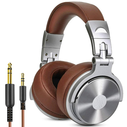Wired Professional Studio Pro DJ Headphones With Microphone