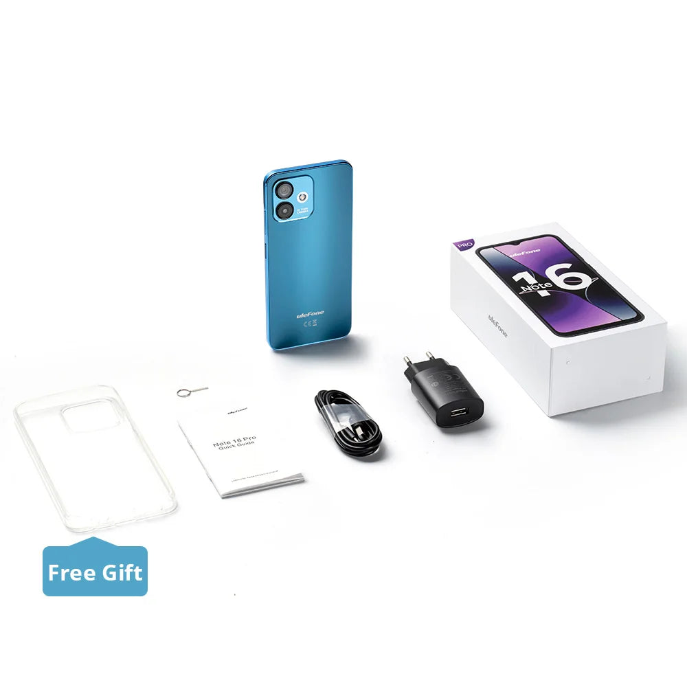 Smartphone Ulefone Note 16 Pro cellphone android os mobile phone dual sim card