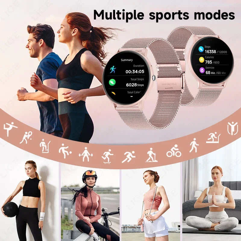 Elegant Fitness Smartwatch for Android & iOS Users