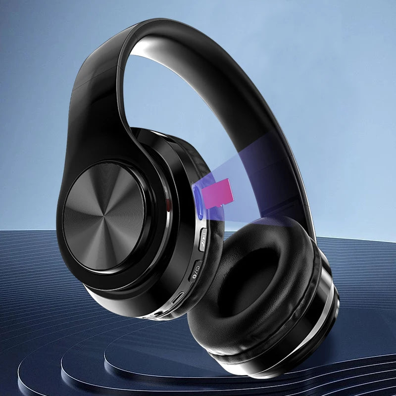 Headphones Wireless Bluetooth 5.0 Foldable Headphone With built-in Microphone