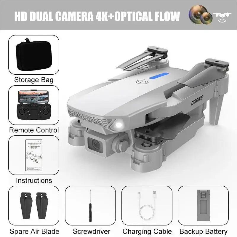 4K HD Camera X8Se V2 Drone 3-Axis Gimbal Quadcopter Remote Control Wifi GPS Drone