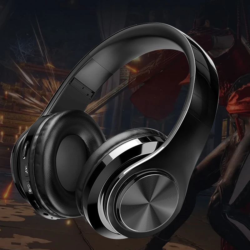 Headphones Wireless Bluetooth 5.0 Foldable Headphone With built-in Microphone