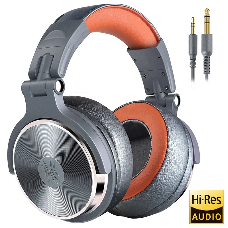 DJ Headphone Wired Professional Studio Pro DJ Headphones With Microphone