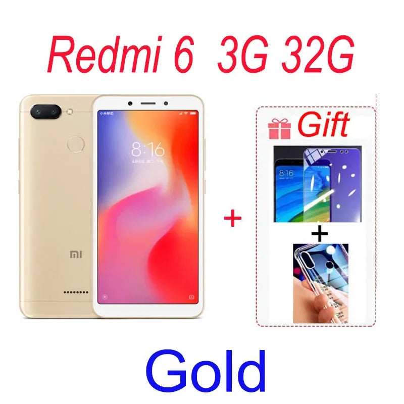 smartphone Original Xiaomi Redmi 7 cellphone 4GB 64GB 6.81'' Mobile Phone