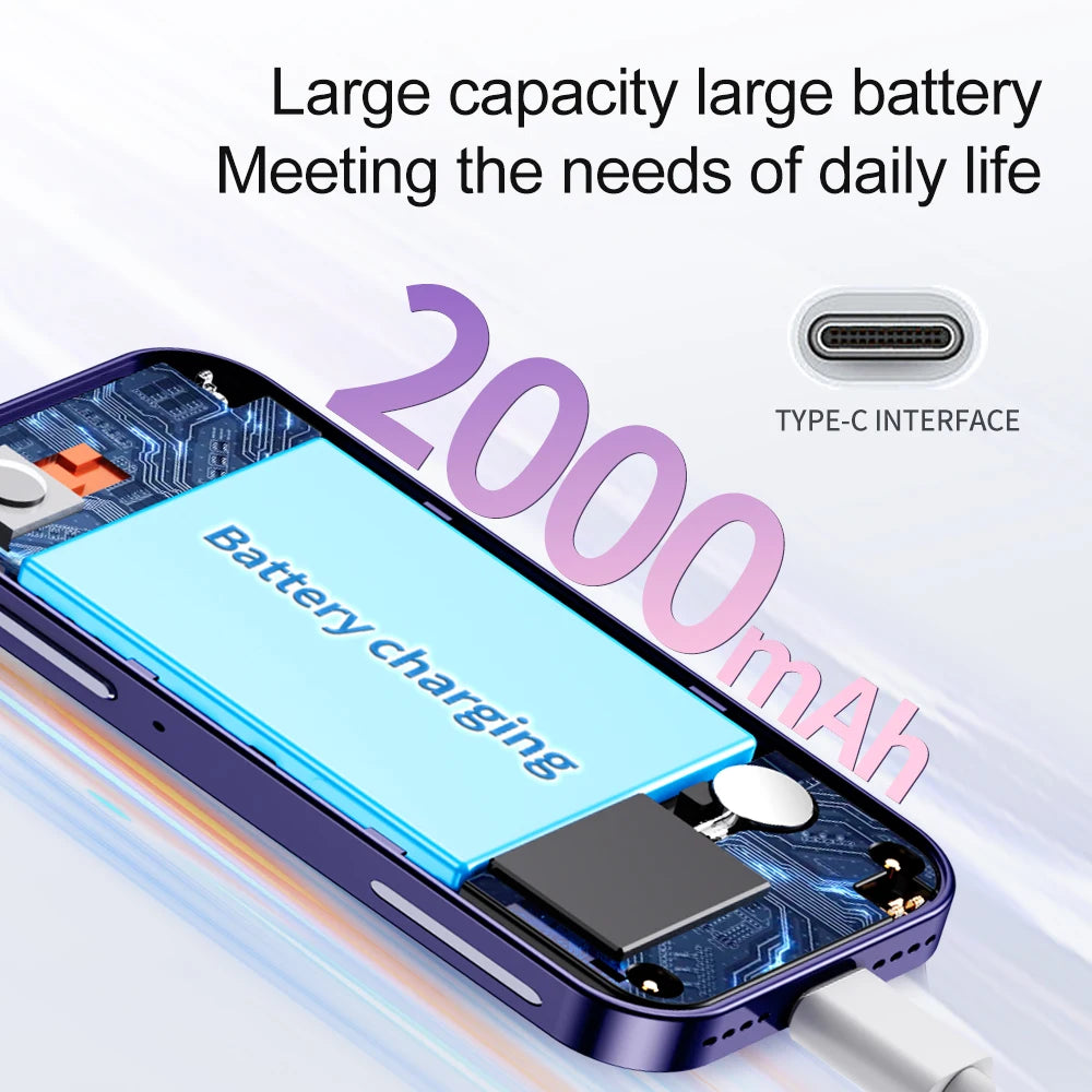 Cellphone SERVO 15Pro 3 inch Mini Smartphone supports 3G, 4G, and 2G networks, Dual SIM