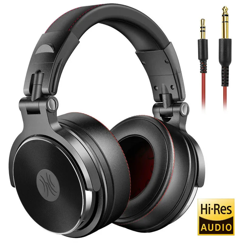 DJ Headphone Wired Professional Studio Pro DJ Headphones With Microphone