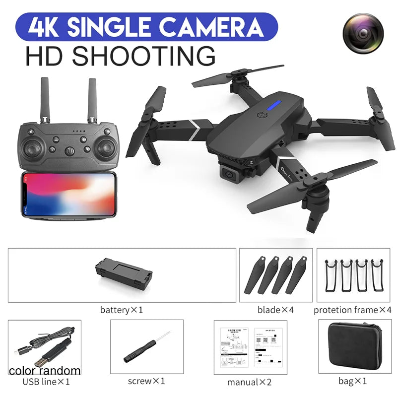 RC Drone 4K Professinal With 1080P Wide Angle