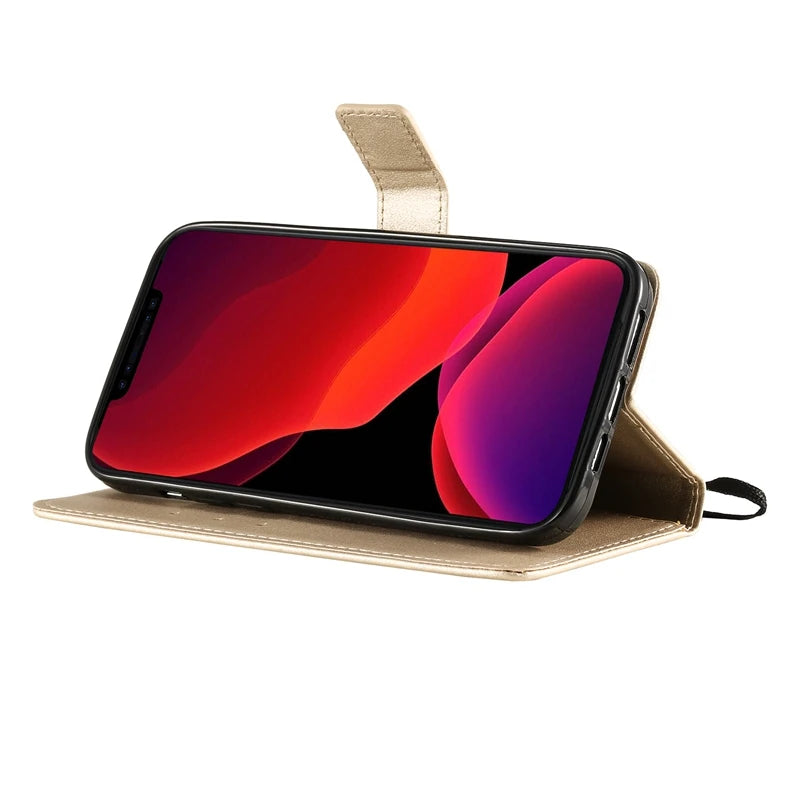 cellphone cover Solid Color PU Leather Phone Case For iPhone (Multi Options Available) billabank electronics store