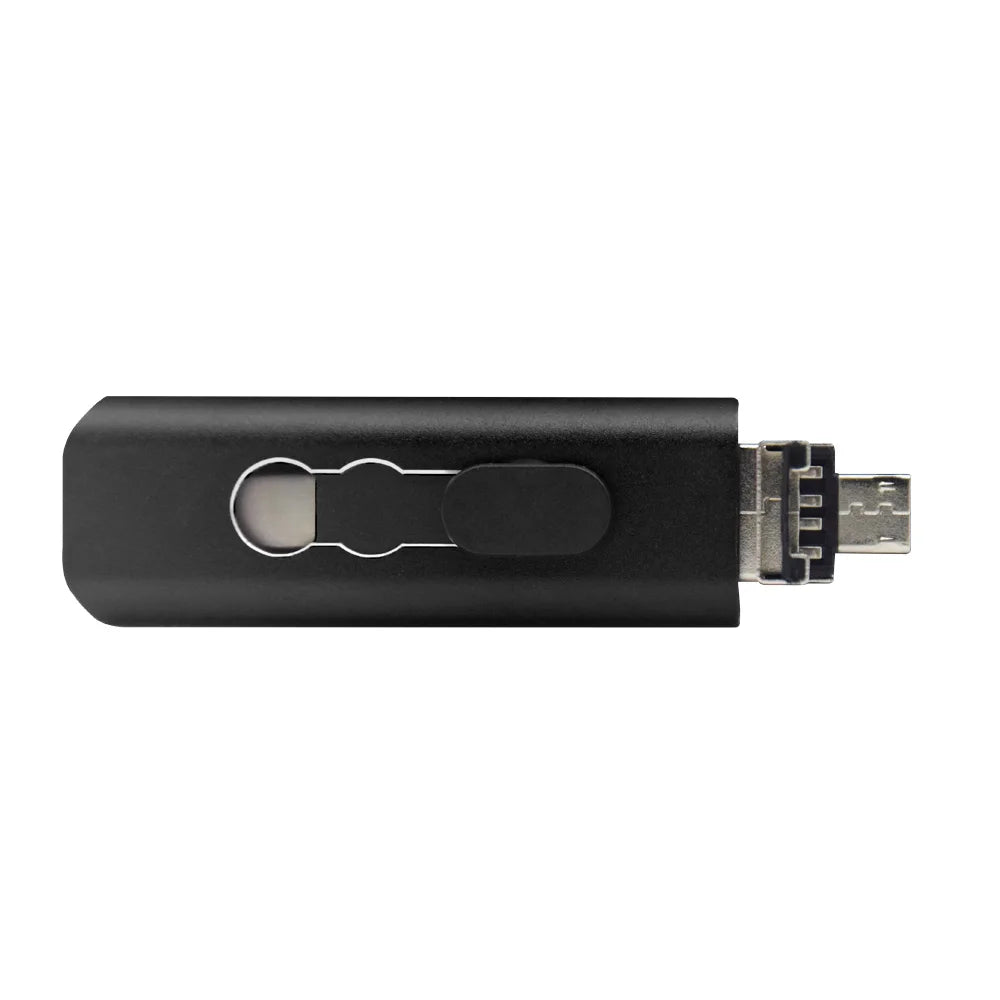 Metal USB Flash Drive 3 IN 1 USB 2.0 & Type C & Micro USB Stick OTG Pen Drive 128GB 64GB 32GB 16GB 8G Pendrive U Disk