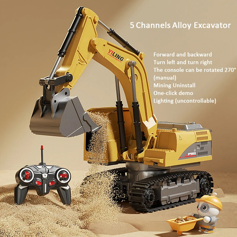 Toy & Hobby remote control RC Excavator with Music and Light