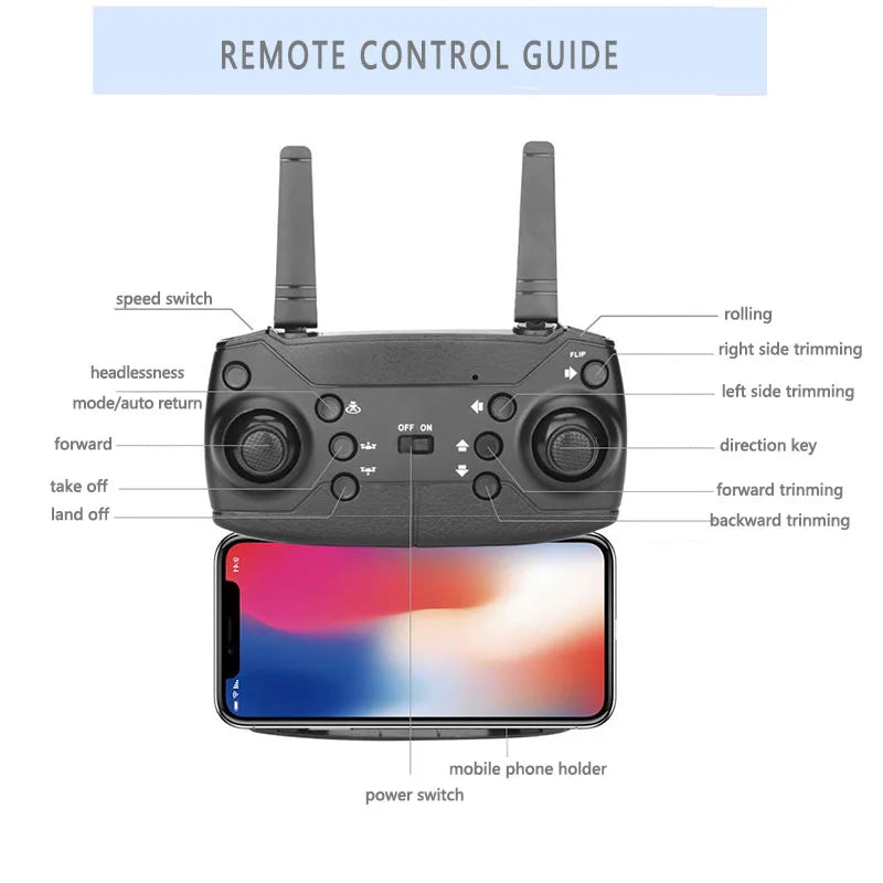 4K HD Camera X8Se V2 Drone 3-Axis Gimbal Quadcopter Remote Control Wifi GPS Drone