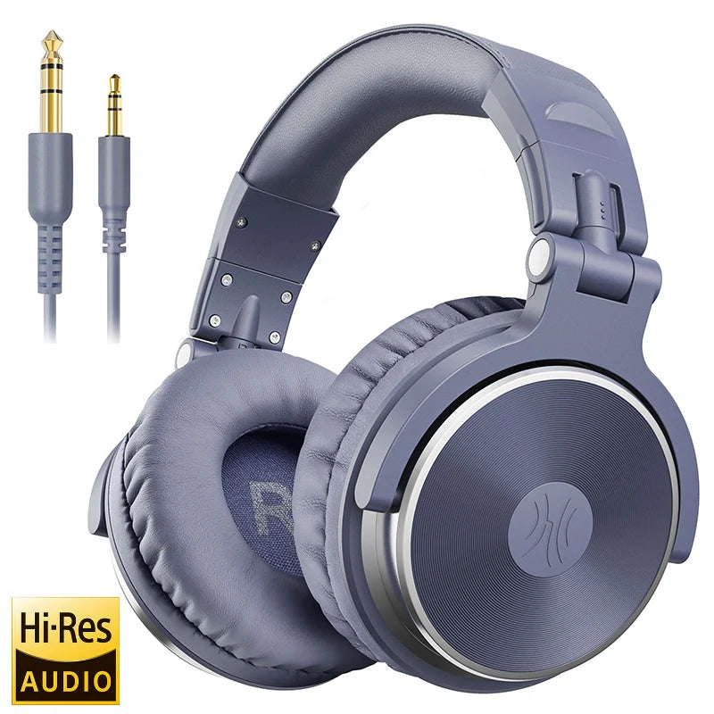 DJ Headphone Wired Professional Studio Pro DJ Headphones With Microphone