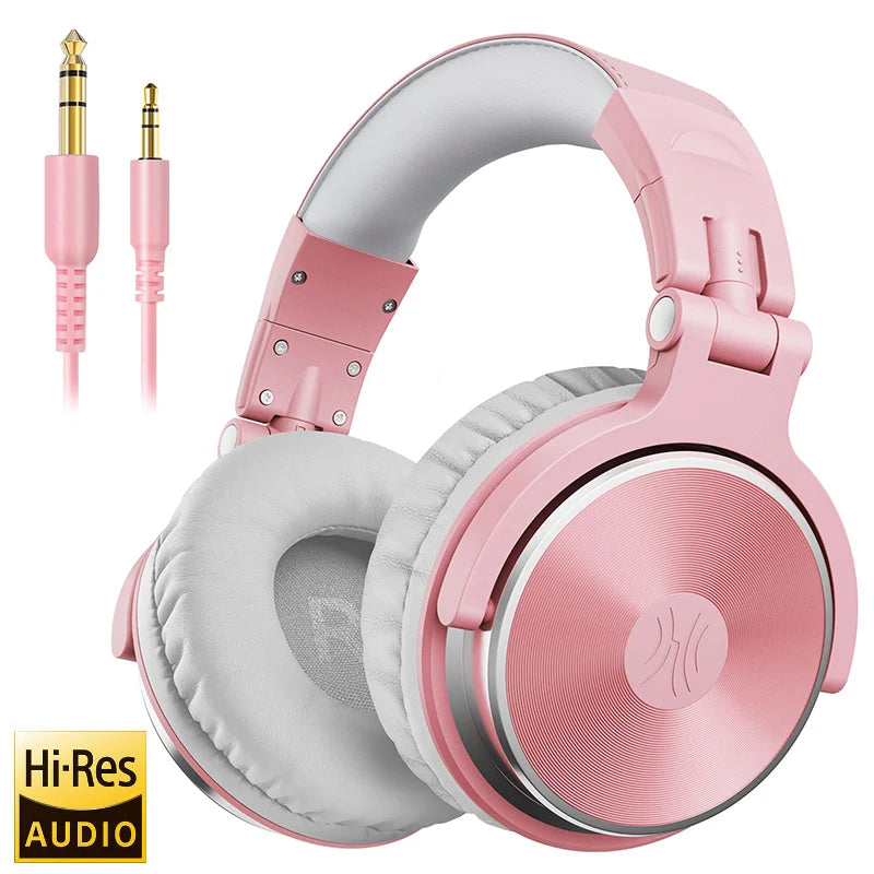 DJ Headphone Wired Professional Studio Pro DJ Headphones With Microphone