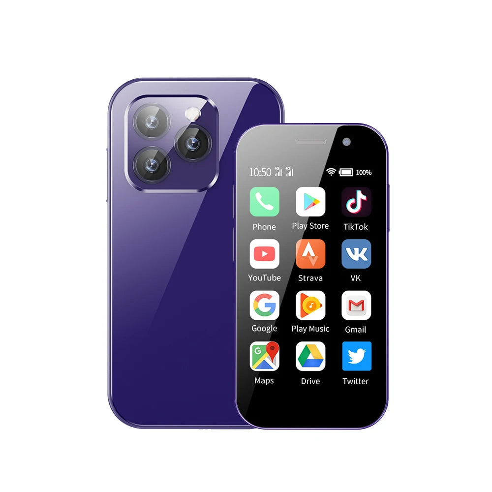 Cellphone SERVO 15Pro 3 inch Mini Smartphone supports 3G, 4G, and 2G networks, Dual SIM